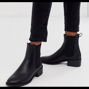 ASOS Black Chelsea Boots; like NEW!
